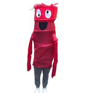 RARE Wacky Waving Tubeman Halloween Costume Red